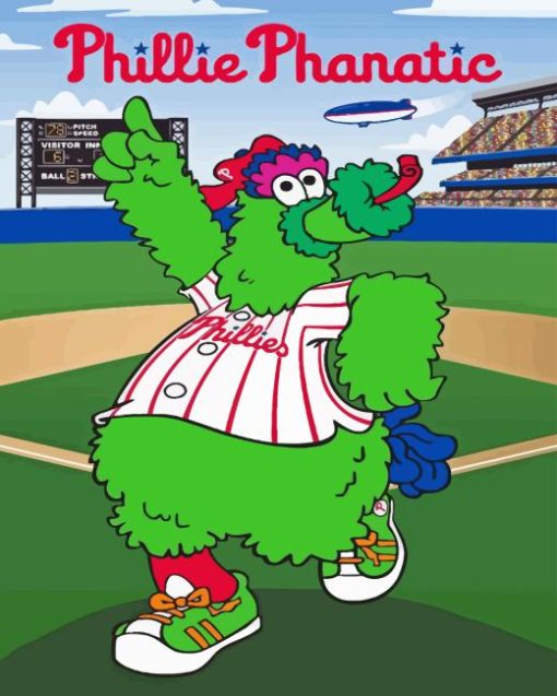 Phillies Phanatic Diamond Painting