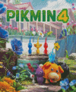 Pikmin Game Poster Diamond Painting