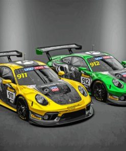 Porsche Racing Cars Diamond Painting