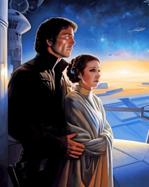 Princess Leia And Han Solo Diamond Painting