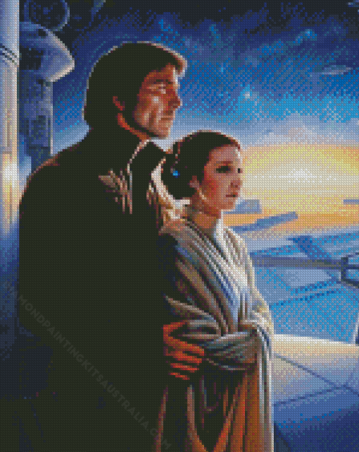 Princess Leia And Han Solo Diamond Painting