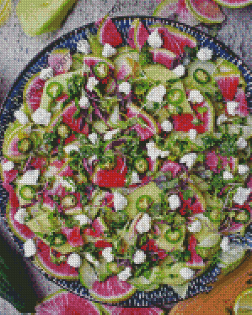 Radish Salad Diamond Painting