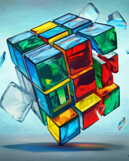 Rubiks Cube Diamond Painting