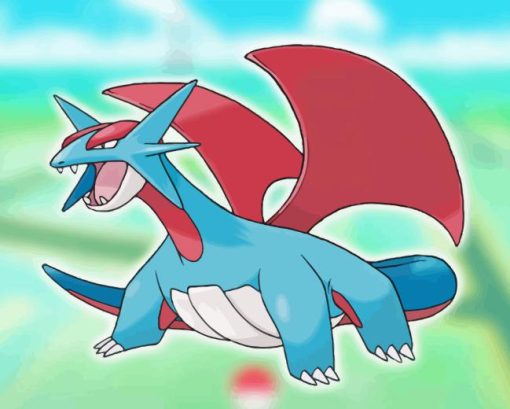 Salamence Diamond Painting