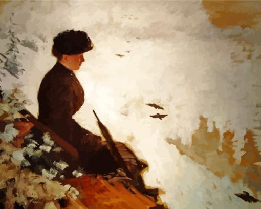 Snow Effect By Giuseppe De Nittis Diamond Painting