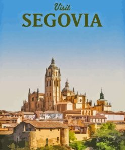 Spain Segovia Poster Diamond Painting