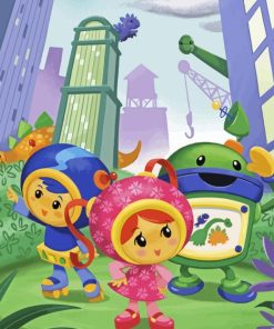 Team Umizoomi Characters Diamond Painting