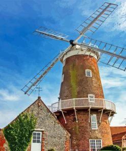 The Cley Windmill Diamond Painting