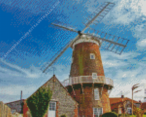 The Cley Windmill Diamond Painting