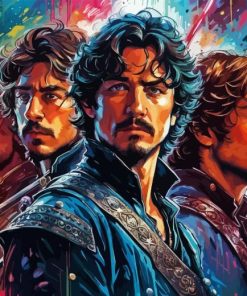 Three Musketeers Art Diamond Painting