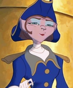 Treasure Planet Captain Amelia Diamond Painting