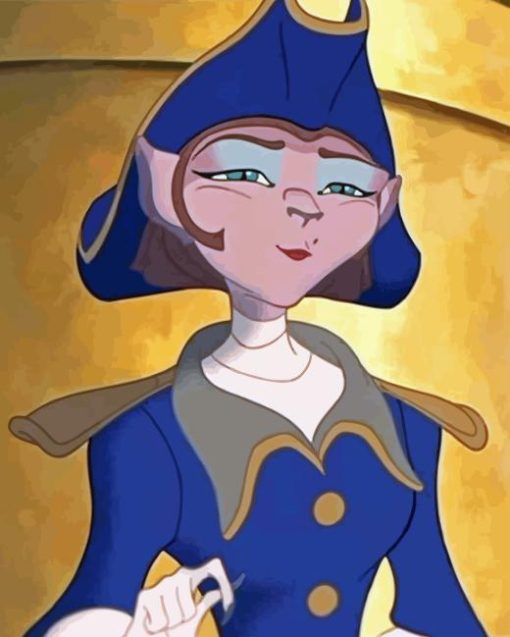 Treasure Planet Captain Amelia Diamond Painting