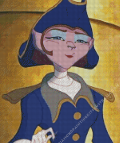 Treasure Planet Captain Amelia Diamond Painting