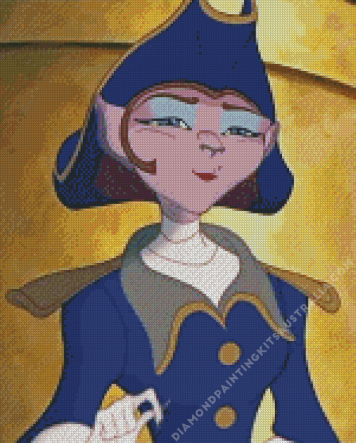 Treasure Planet Captain Amelia Diamond Painting