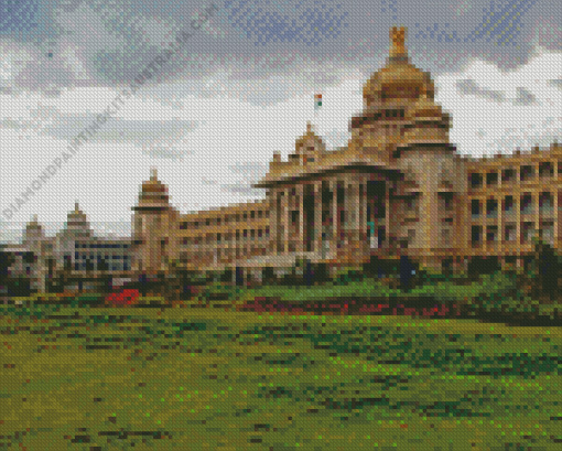 Vidhana Soudha Diamond Painting