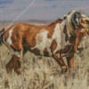 Wild Mustang Diamond Painting