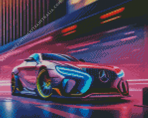 Aesthetic Drift Cars Diamond Painting