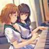 Anime Girls At The Piano Diamond Painting