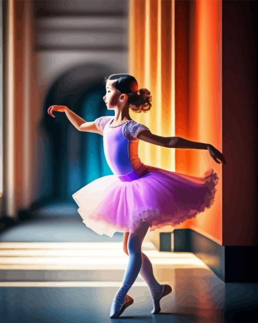 Ballerina Girl Dance Diamond Painting