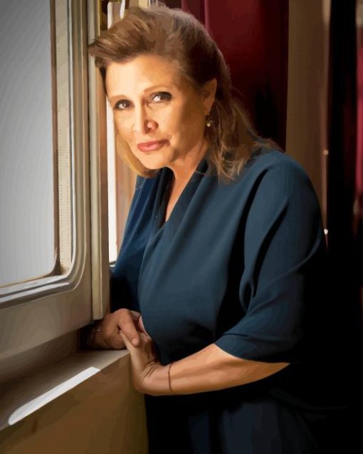 Carrie Fisher Actress Diamond Painting