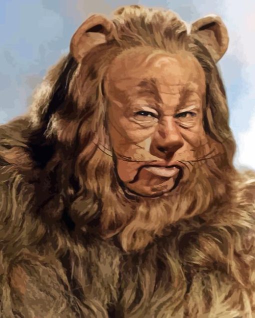 Cowardly Lion The Wizard Of Oz Diamond Painting