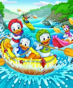 Duck Donald And Nephews Diamond Painting