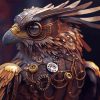 Eagle Bird Steampunk Diamond Painting