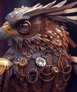 Eagle Bird Steampunk Diamond Painting