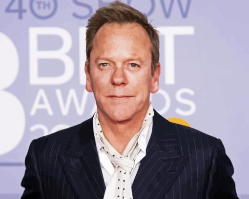 Handsome Kiefer Sutherland Diamond Painting