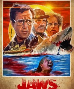 Jaws Poster Diamond Painting