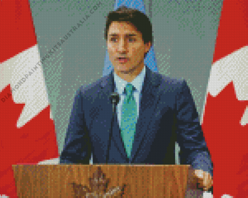 Justin Trudeau Diamond Painting