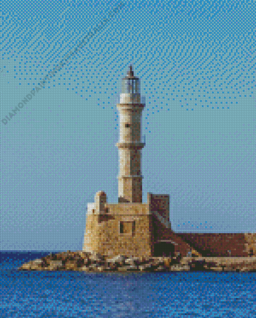 Lighthouse Of Chania Diamond Painting