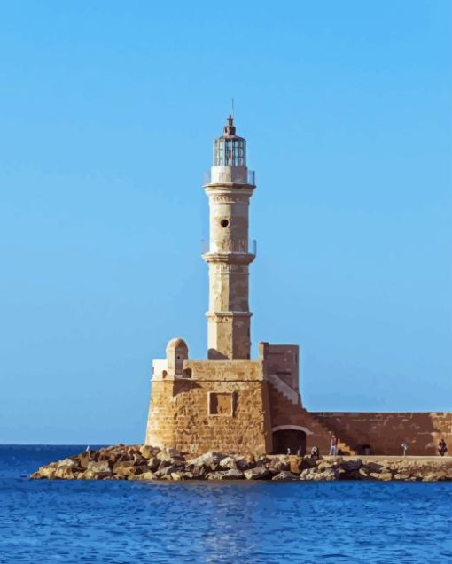 Lighthouse Of Chania Diamond Painting