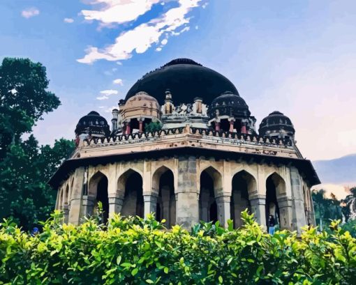 Lodhi Garden In New Delhi Diamond Painting