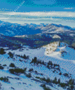 Mammoth Mountain Landscape Diamond Painting