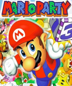 Mario Party Poster Diamond Painting