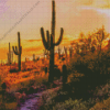 Mesa Arizona At Sunset Diamond Painting