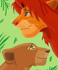 Nala And Simba Diamond Painting