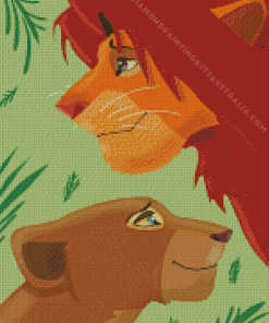 Nala And Simba Diamond Painting