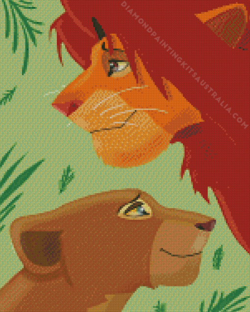 Nala And Simba Diamond Painting