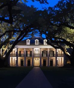 Oak Alley Plantation Diamond Painting