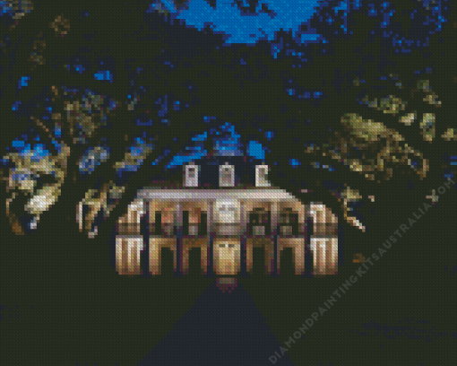 Oak Alley Plantation Diamond Painting