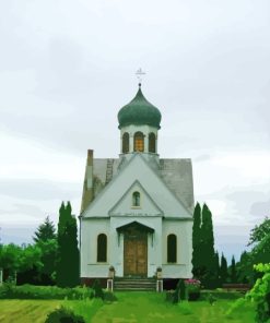 Orthodox Church In Taurage Diamond Painting