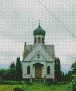 Orthodox Church In Taurage Diamond Painting