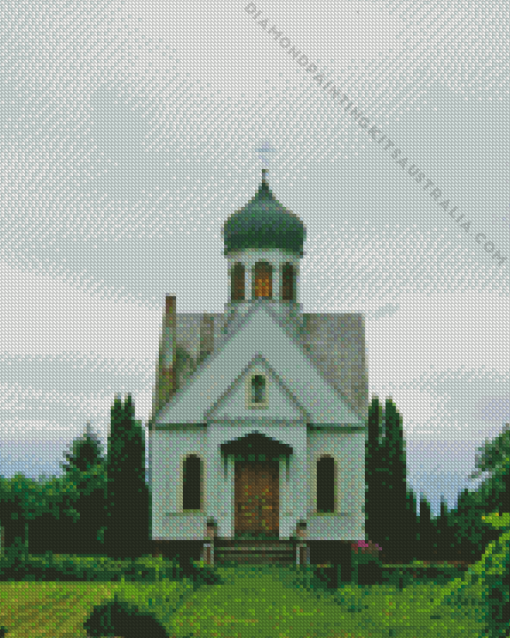 Orthodox Church In Taurage Diamond Painting