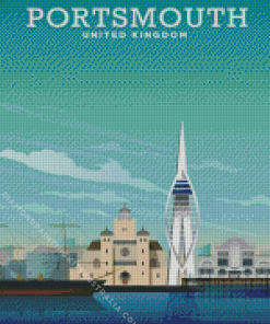 Portsmouth City Poster Diamond Painting