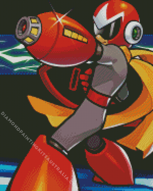 Proto Man Diamond Painting