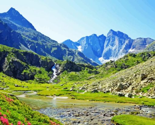 Pyrenees National Park Diamond Painting