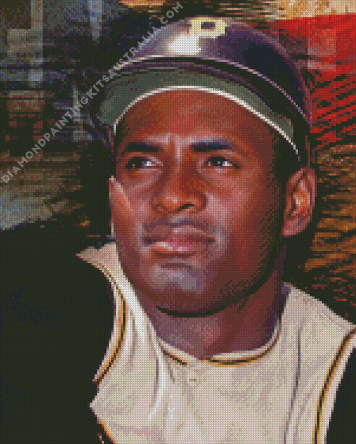 Roberto Clemente Player Diamond Painting