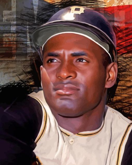 Roberto Clemente Player Diamond Painting